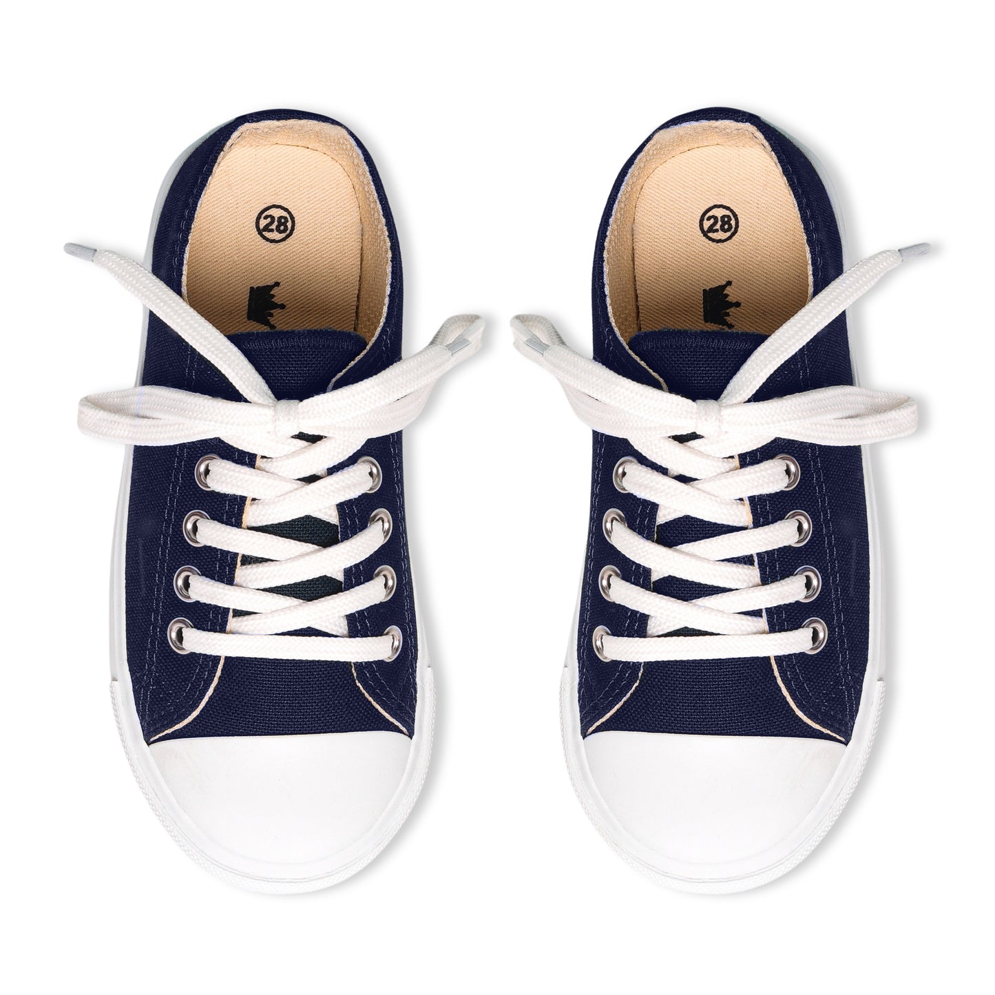 Midnight Blue - Lace-Up Sneakers
