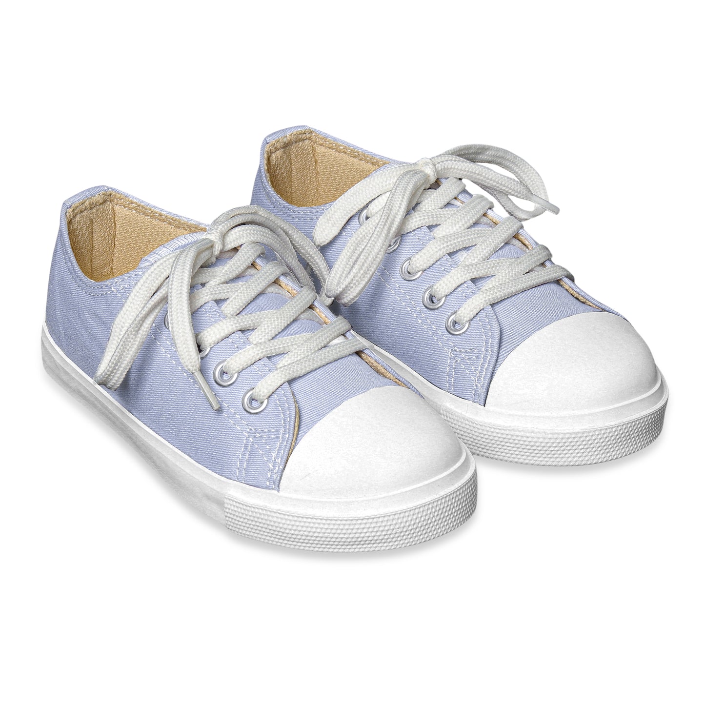 Sky Blue - Lace-Up Sneakers