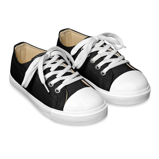 Midnight Noir - Lace-Up Sneakers