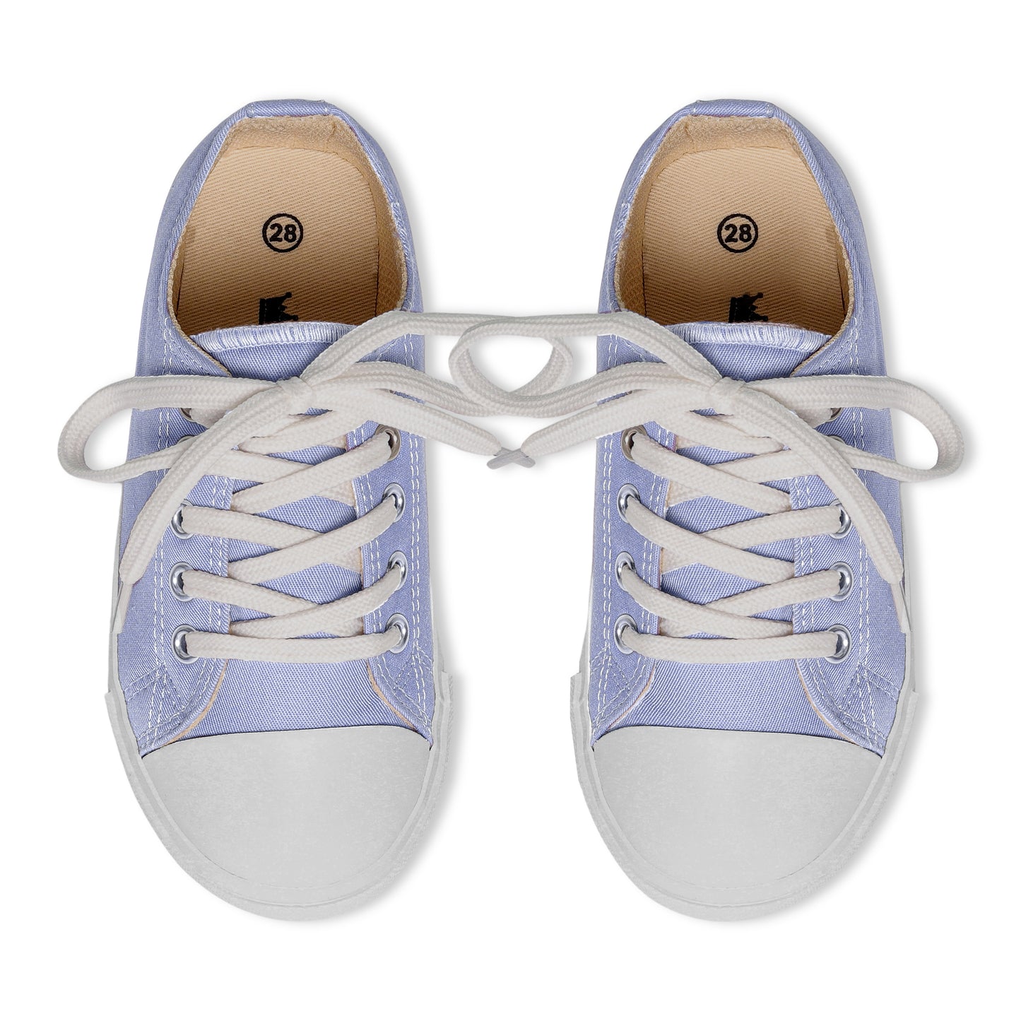 Sky Blue - Lace-Up Sneakers