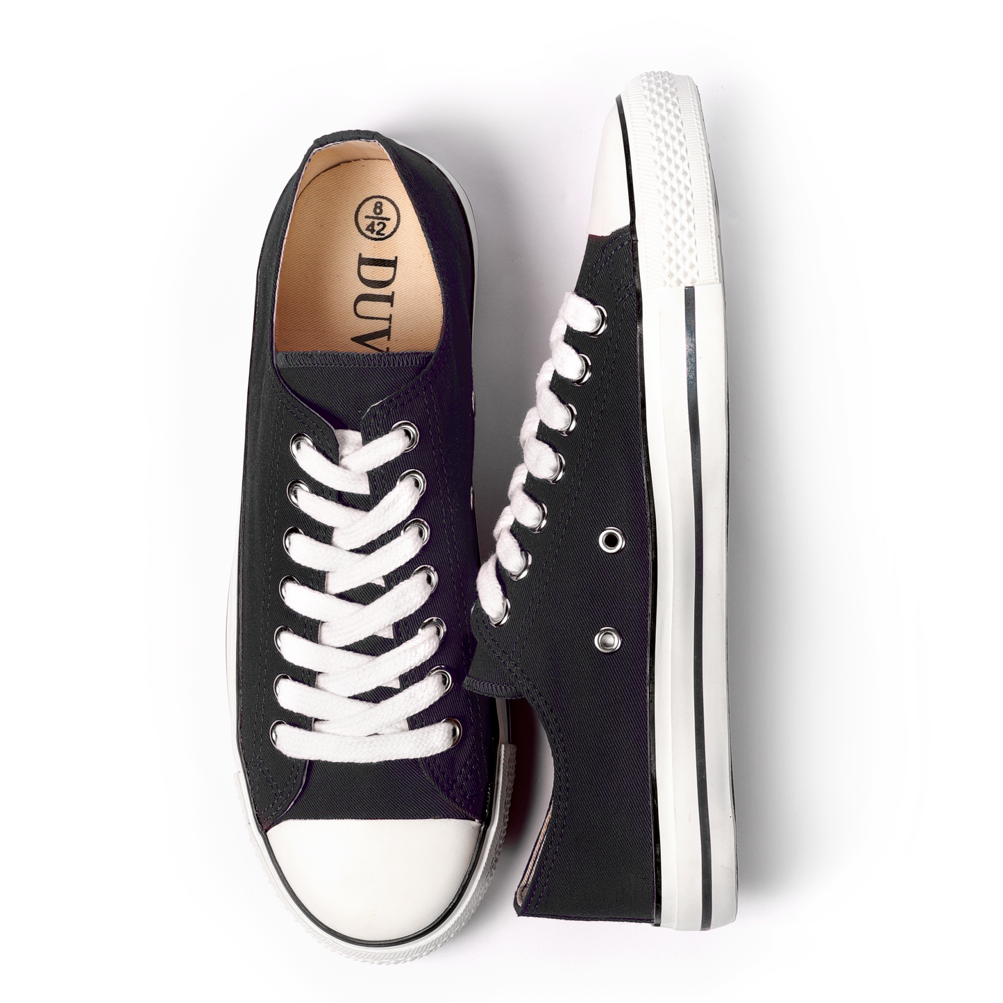 Black Classic Sneakers by Duvita - Shop Now