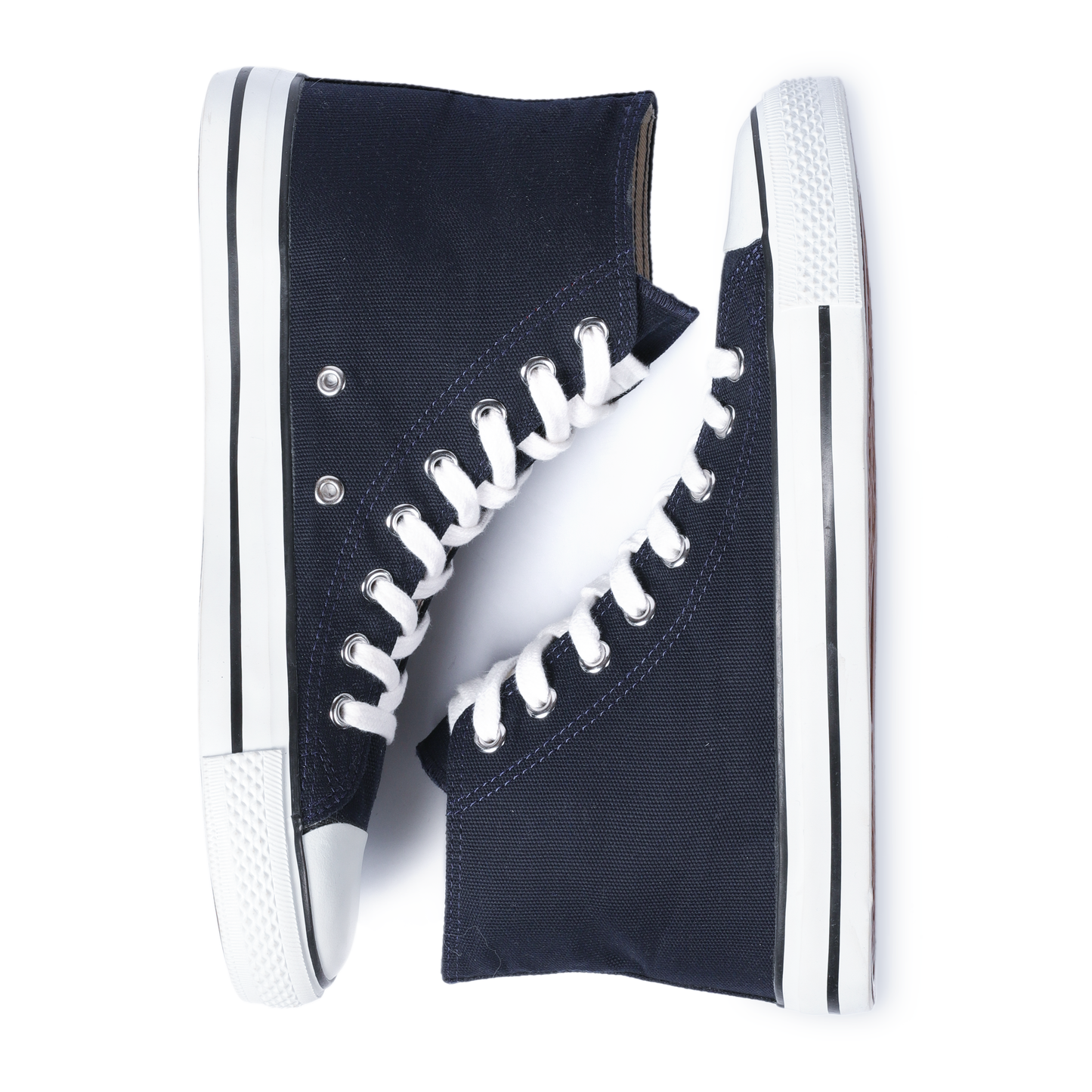 Hi-Ankle Navy Blue Trainer