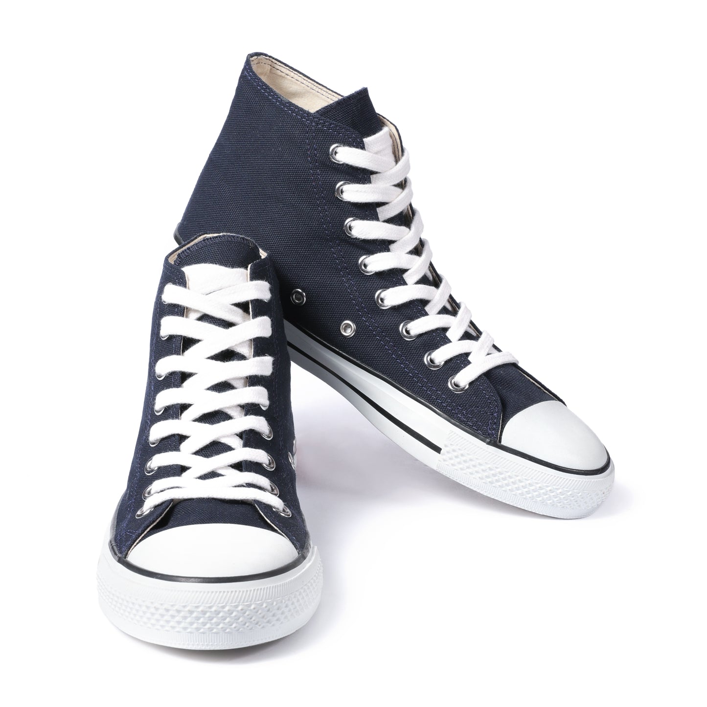 Hi-Ankle Navy Blue Trainer